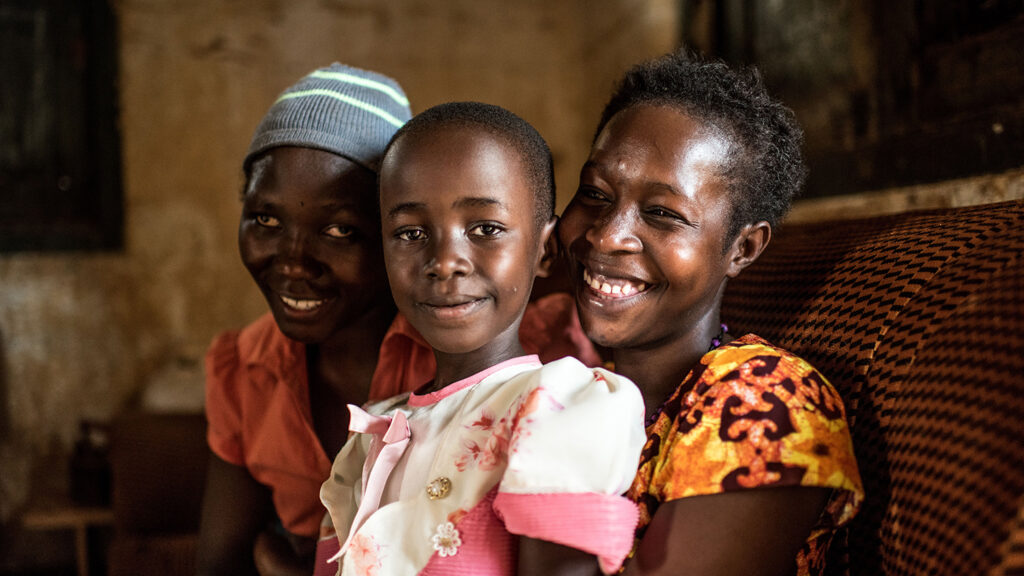 Sylvia, her daughter, and her friend Harriet.